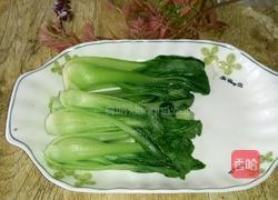 肉丁香茹青菜的做法图解3