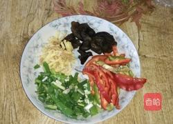 肉丁香茹青菜的做法图解2