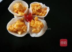 五色花蒸饺的做法图解8