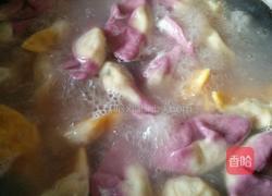 水彩饺子――紫薯和胡萝卜的做法图解10