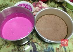 火龙果慕斯蛋糕6寸的做法图解6