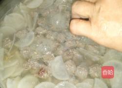 粉丝萝卜丸子汤的做法图解7