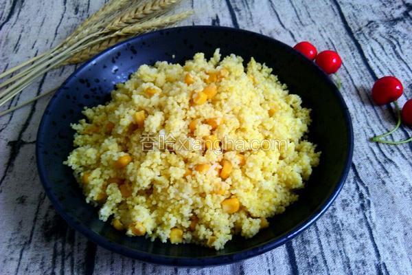 玉米粒小米饭