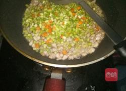 蒜台打卤面的做法图解4