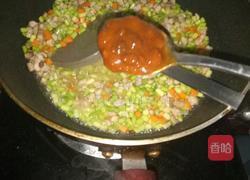 蒜台打卤面的做法图解5