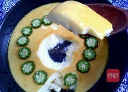 秋葵蒸蛋的做法图解12