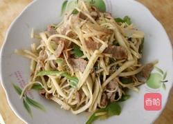 高笋炒肉的做法图解6