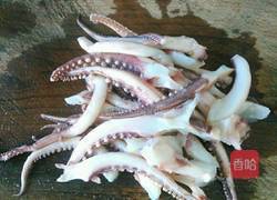 干煸鱿鱼须的做法图解3