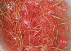 炝炒胡萝卜丝的做法图解4