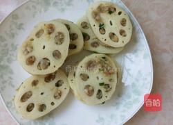 香煎藕合的做法图解4