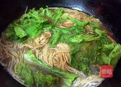 青菜肉丝面的做法图解5