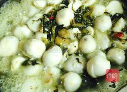 酸菜焖芋圆的做法图解6