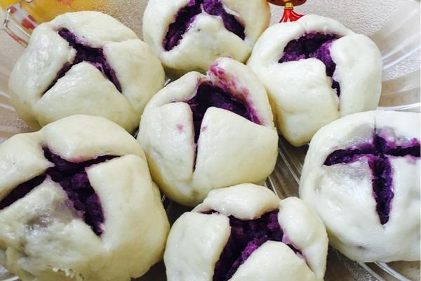 紫薯包的花样做法