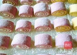 彩色花卷的做法图解10