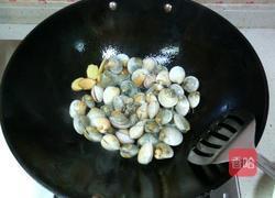 葱爆蛤蜊的做法图解4