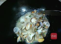 葱爆蛤蜊的做法图解5