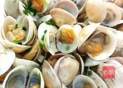 葱爆蛤蜊的做法图解6