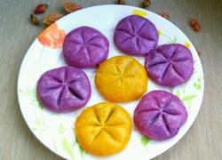 紫薯饼(南瓜饼一样的做法)