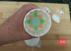 彩色冰皮月饼的做法图解6