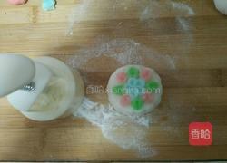 彩色冰皮月饼的做法图解9