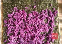 简易紫薯寿司的做法图解3