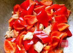红椒炒肉的做法图解4