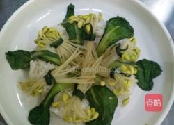 高汤清虾盖饭的做法图解2