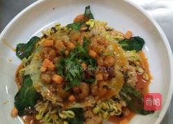 高汤清虾盖饭的做法图解4