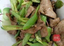 青椒炒猪肝的做法图解7