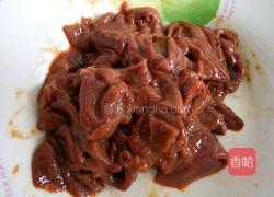 青椒炒猪肝的做法图解3