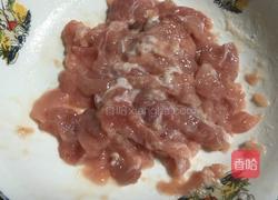 花菜炒肉的做法图解4