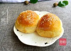 Illustration of how to make bean paste bread 14