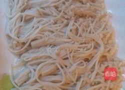 肉末金针菇的做法图解2