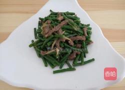 豇豆炒肉的做法图解6