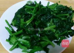 菠菜拌花生米的做法图解8