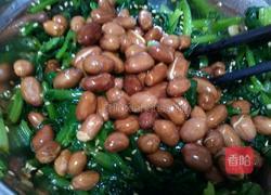 菠菜拌花生米的做法图解16