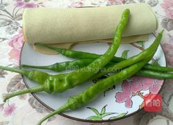 青椒豆腐皮的做法图解1