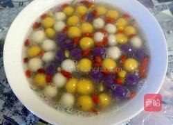 酒酿彩汤圆的做法图解9