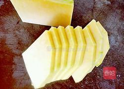 猪油烧老南瓜的做法图解3