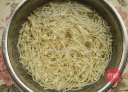 红油金针菇的做法图解2
