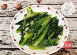 清炒油麦菜的做法图解5