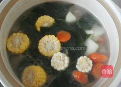 排骨玉米海带汤的做法图解4