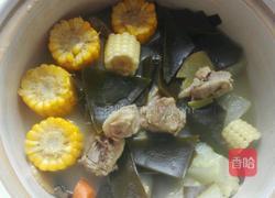 排骨玉米海带汤的做法图解5