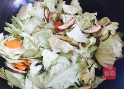 素炒圆白菜～的做法图解4
