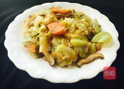 素炒圆白菜～的做法图解5