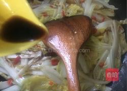 醋溜娃娃菜的做法图解6