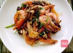 香菇炒虾的做法图解11