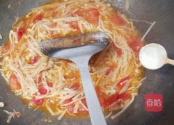 金针菇炒西红柿的做法图解8