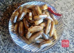 酱爆蛏子的做法图解1