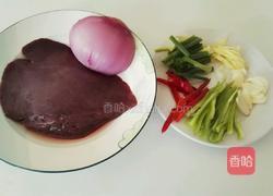 洋葱炒猪肝的做法图解4